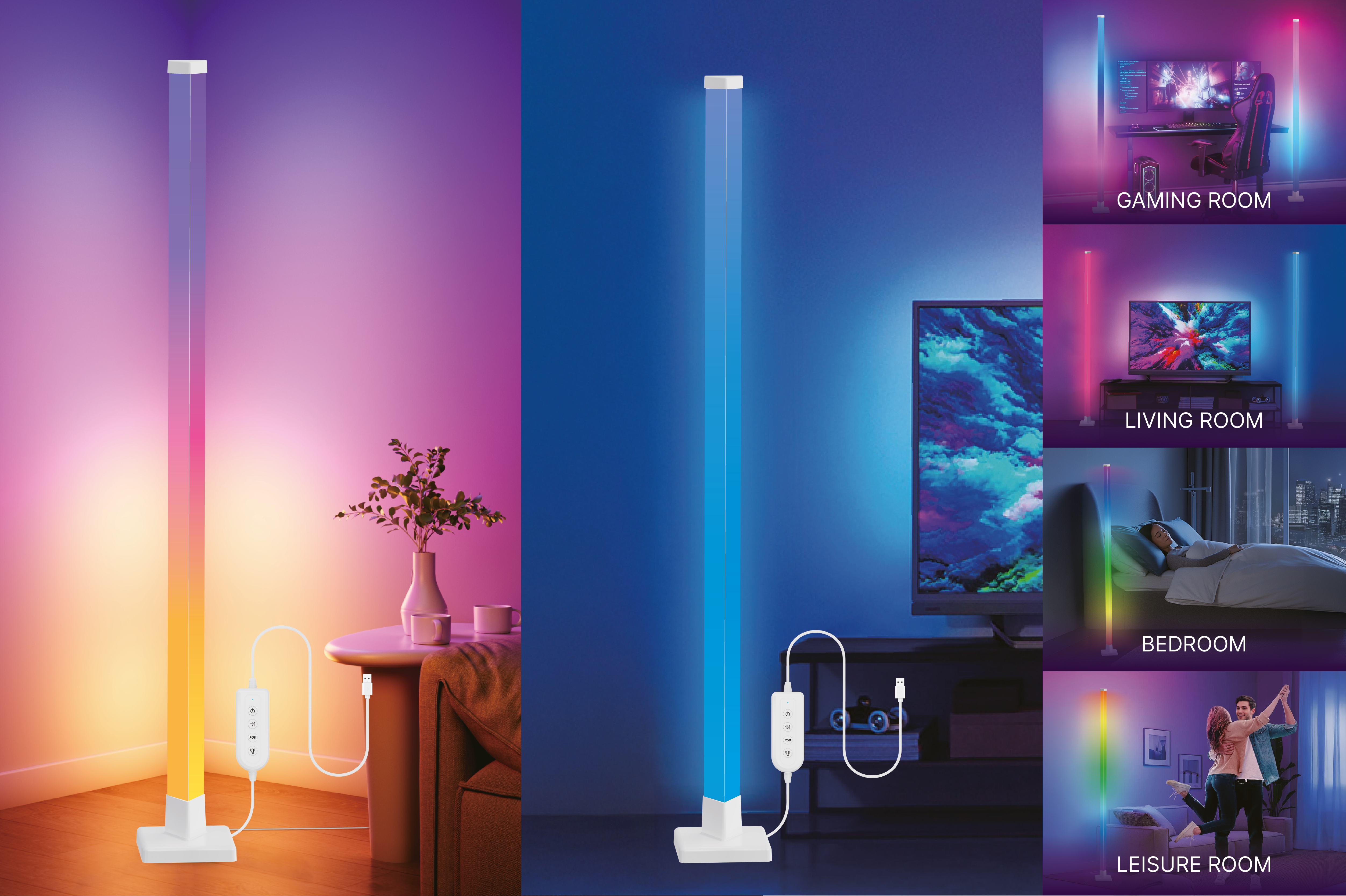 Rediscover the Ambiance with Braytron RGB Floor Lamp