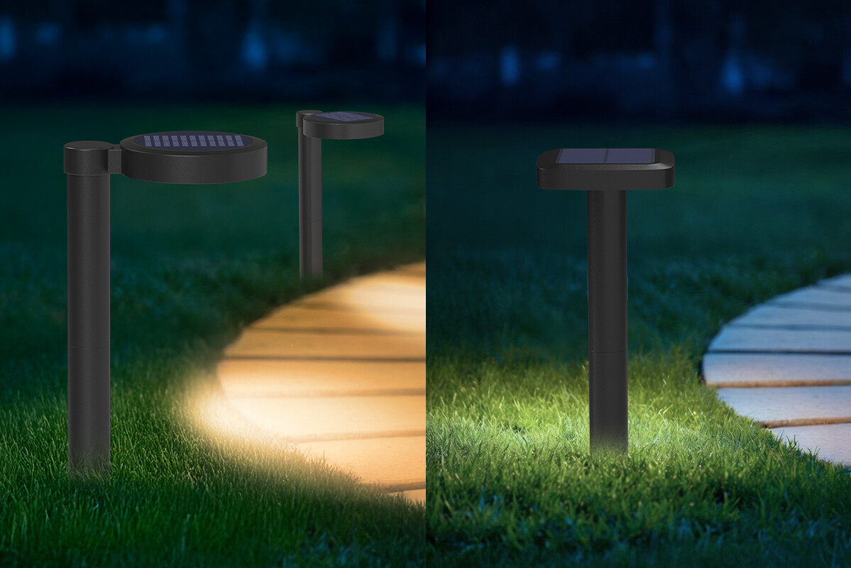 Smart Garden Lighting with Solar Spike Light