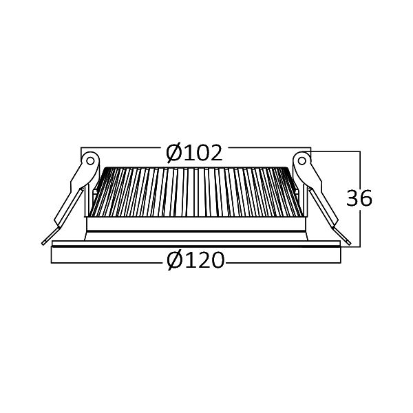 BRY-FATON-12W-4000K-WHT-LED DOWNLIGHT - 5
