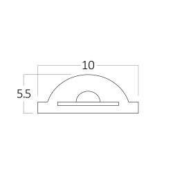 BRY-COBLINE-360L-COB-3000K-CLR-220V-IP65-LED STRIP - 9
