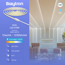 BRY-COBLINE-360L-COB-6500K-CLR-220V-IP65-LED STRIP - 3