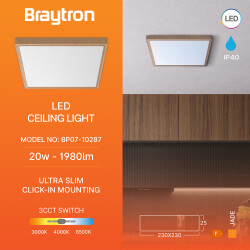 BRY-JADE-SLR-WDN-SQR-20W-3IN1-CEILING LIGHT - 3