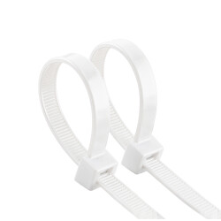 BRY-2,5x150mm-100pcs/bag-PA66-WHT-CABLE TIES - 4