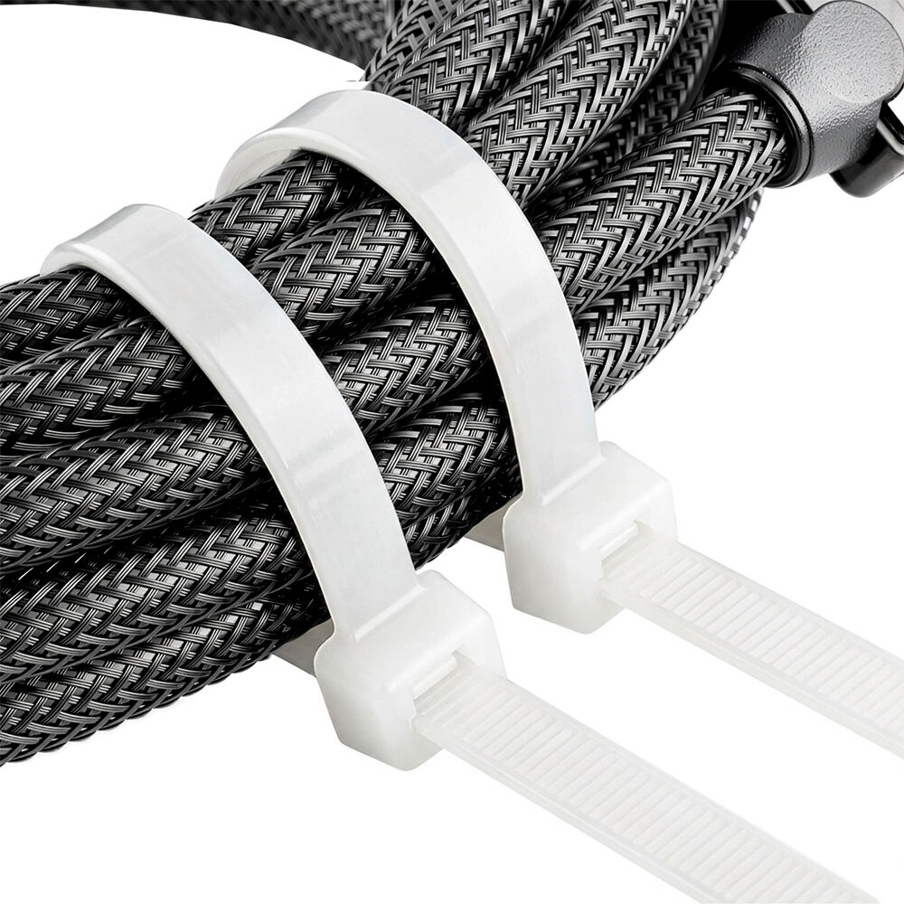 BRY-2,5x200mm-100pcs/bag-PA66-WHT-CABLE TIES - 2