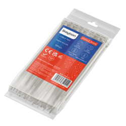 BRY-2,5x200mm-100pcs/bag-PA66-WHT-CABLE TIES - 3