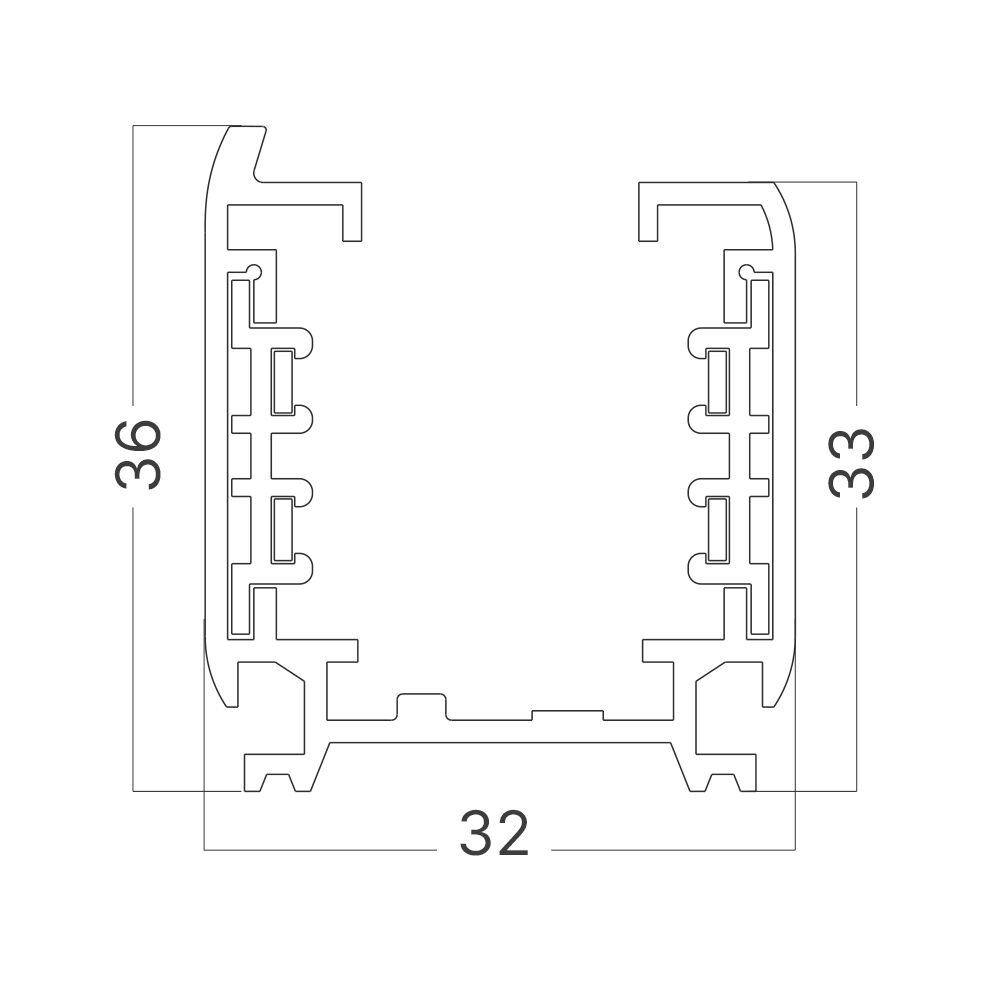BRY-2M-4WRS-BLC-TRACK RAIL - 3