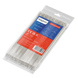 BRY-3,6x200mm-100pcs/bag-PA66-WHT-CABLE TIES - 3