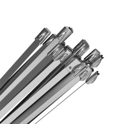 BRY-4,6x200mm-100pcs/bag-304 SS-SLV-CABLE TIES - 1
