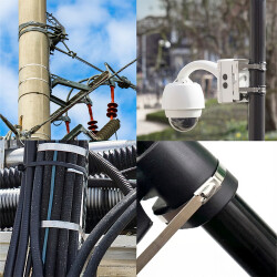 BRY-4,6x200mm-50pcs/bag-304 SS-SLV-CABLE TIES - 5