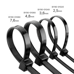 BRY-7,6x370mm-100pcs/bag-PA66-BLC-CABLE TIES - 6
