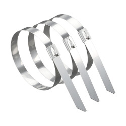 BRY-7,9x360mm-50pcs/bag-304 SS-SLV-CABLE TIES - 3