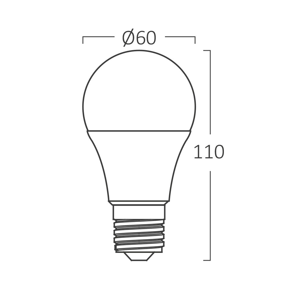 BRY-ADVANCE-12W-E27-A60-4000K-LED BULB - 3
