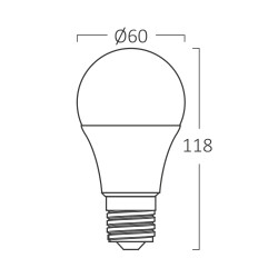 BRY-ADVANCE-13W-E27-A60-4000K-LED BULB - 4