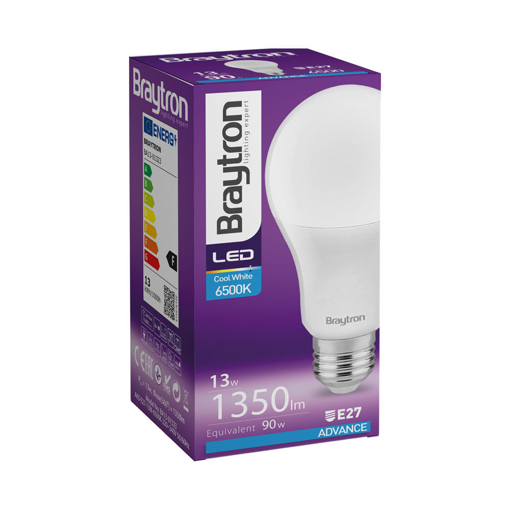 BRY-ADVANCE-13W-E27-A60-6500K-LED BULB - 3