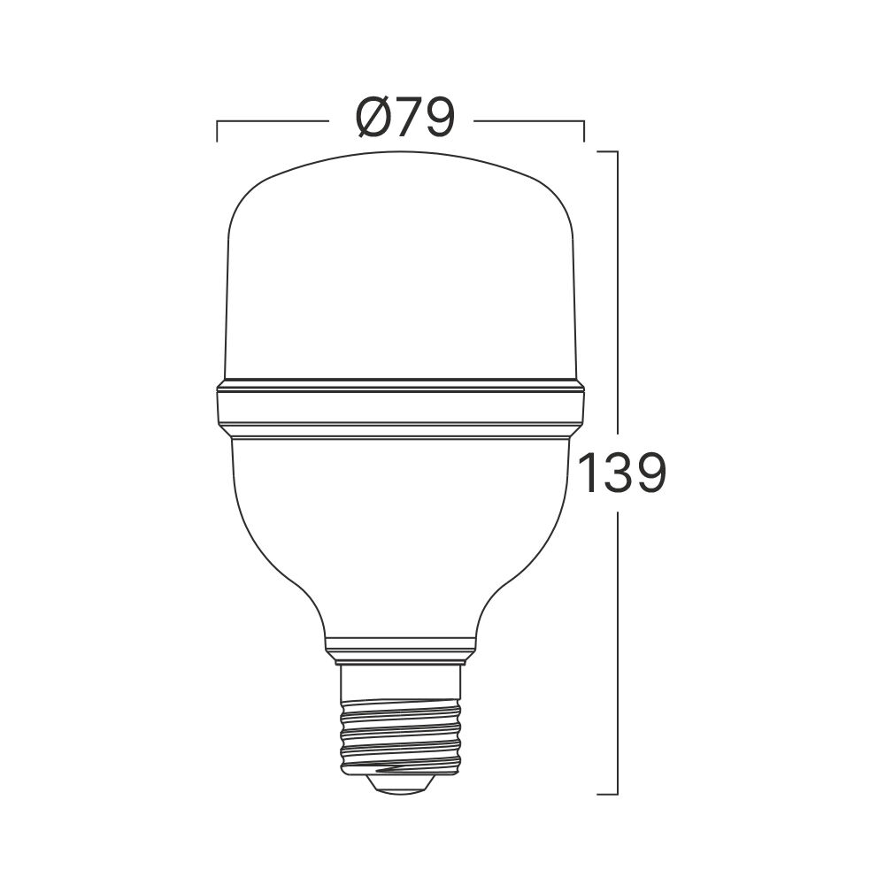 BRY-ADVANCE-20W-E27-T80-PLS-3000K-LED BULB - 3