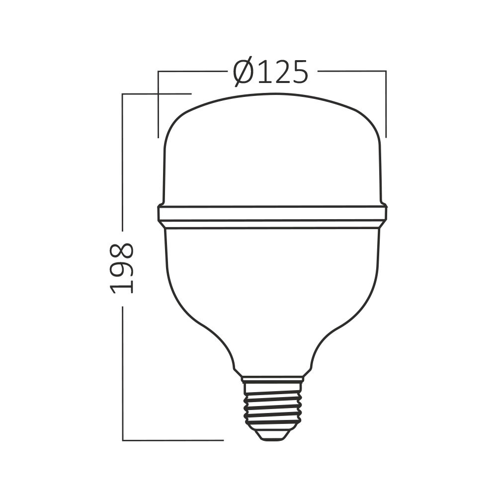 BRY-ADVANCE-50W-E27-T120-6500K-LED BULB - 3