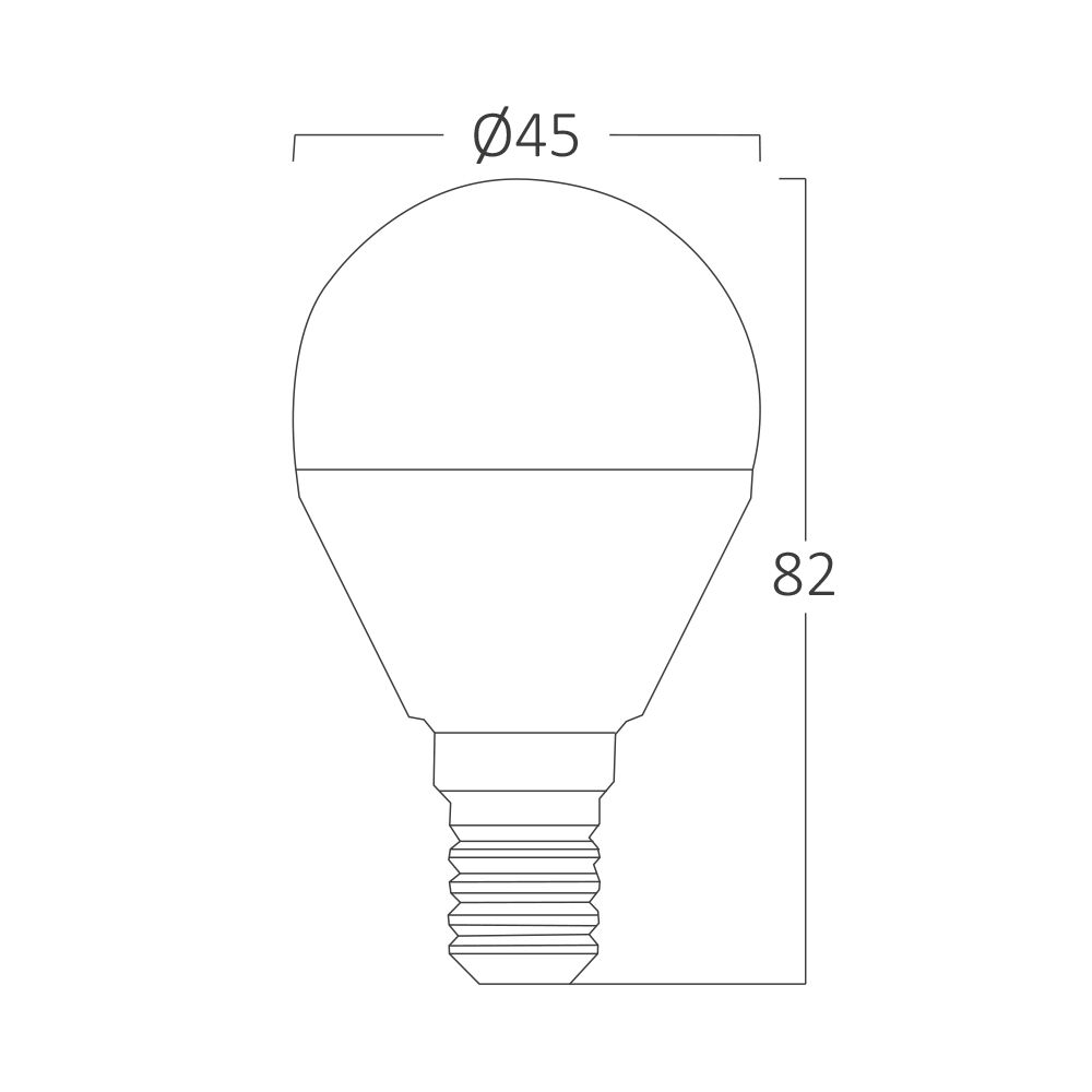 BRY-ADVANCE-5W-E14-P45-3000K-LED BULB - 4