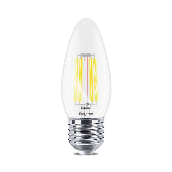 BRY-ADVANCE-6W-E27-C35-CLR-3000K-LED BULB - 1