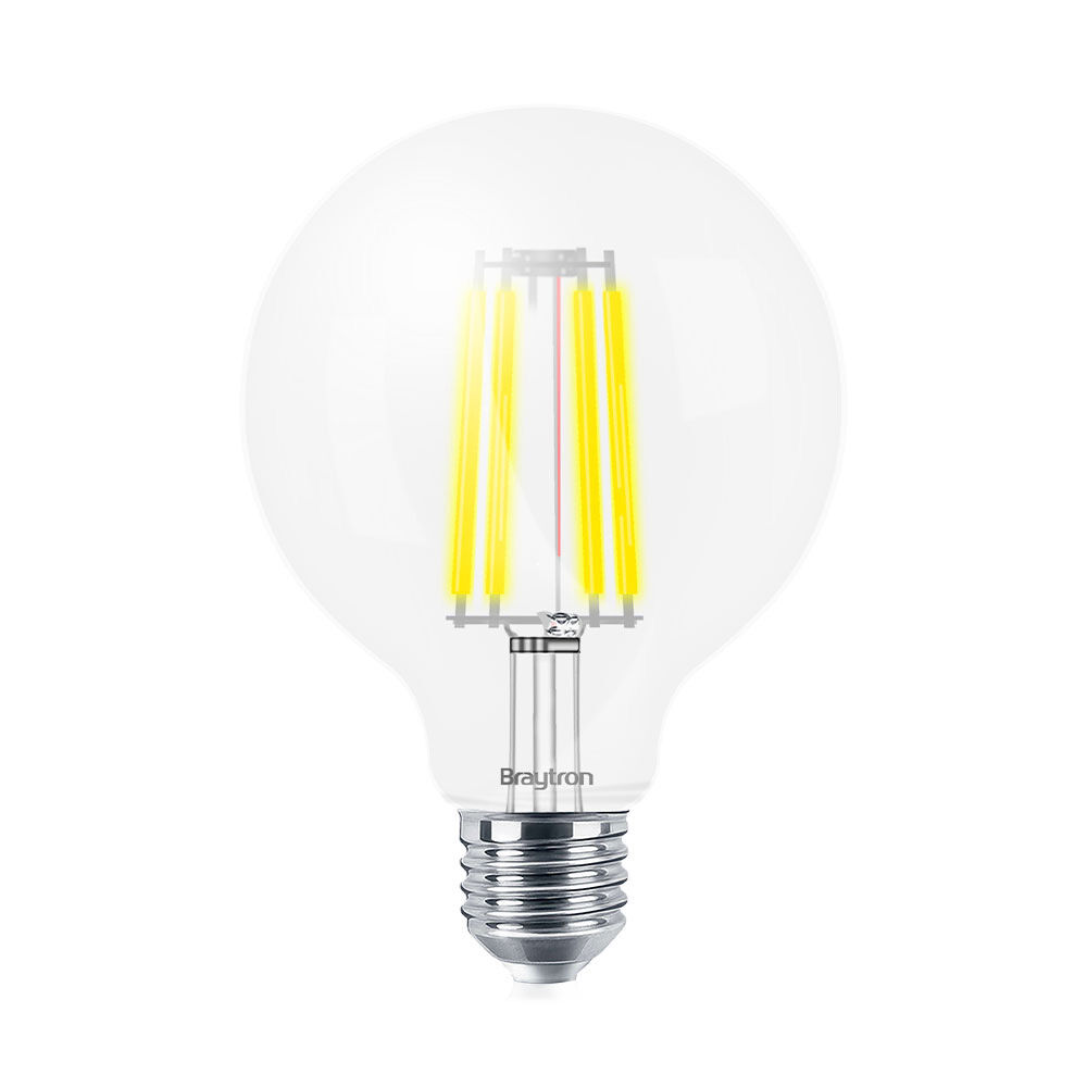BRY-ADVANCE-7W-E27-G95-CLR-3000K-BULB - 1