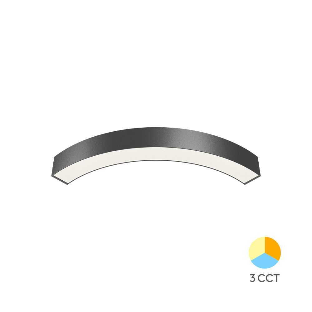 BRY-ALINE 55-1/4-24W-D800-3IN1-BLC-IP20-LINEAR LIGHT - 1