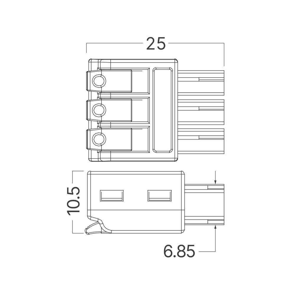 BRY-ALINE 55-BLC-LINEAR-CABLE CONNECTOR - 7