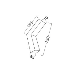 BRY-ALINE 55-L-13W-390x155-3IN1-BLC-IP20-LINEAR LIGHT - 9