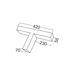 BRY-ALINE 55-T-10W-420x235-3IN1-WHT-IP20-LINEAR LIGHT - 9