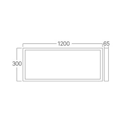 BRY-ALM-300x1200-WHT-SURFACE FRAME - 3