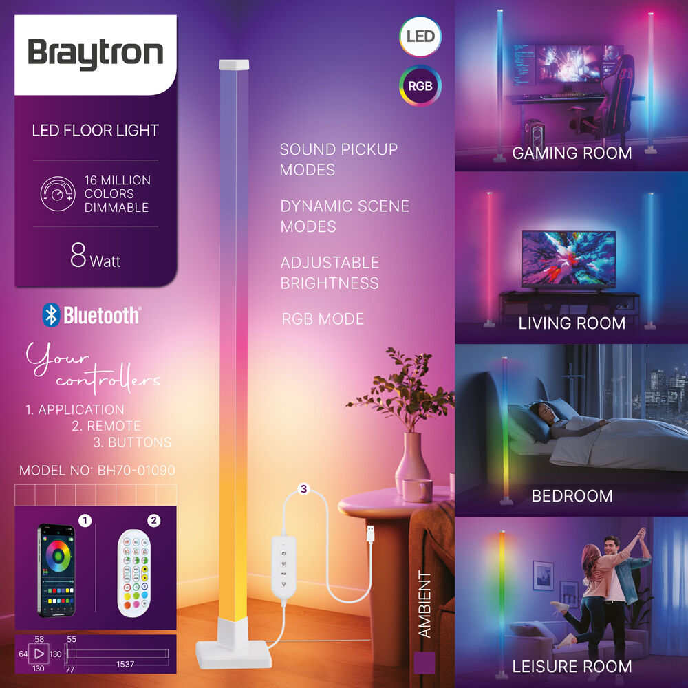 BRY-AMBIENT LIGHT-8W-RGBW-H154-5VDC-LED AMBIENT LIGHT - 3