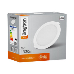BRY-BASIC-15W-5INC-WHT-4000K-LED DOWNLIGHT - 5