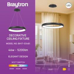 BRY-BELLA-MLP-PD-RND-BLC-46W-3IN1-IP20-CEILING LIG - 3