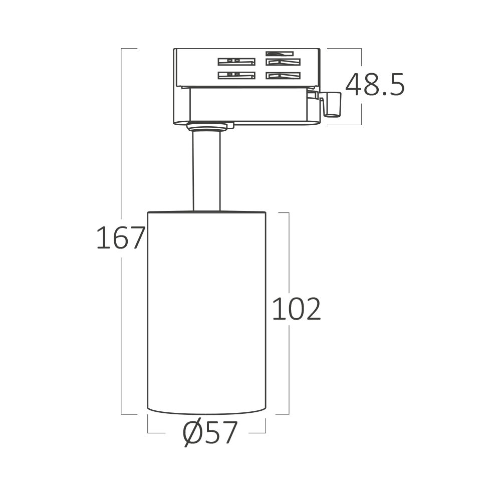 BRY-BETA-TR2-BLC-GU10-4WRS-TRACKLIGHT - 7