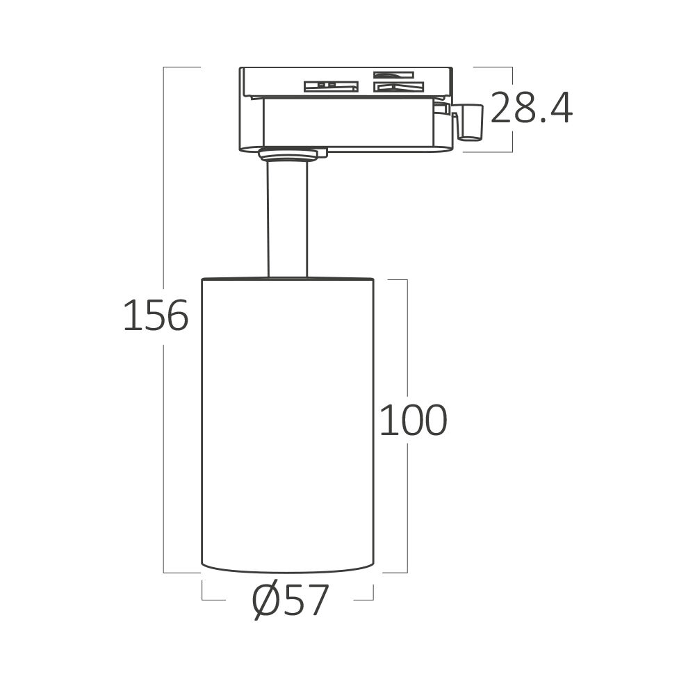 BRY-BETA-TR2-WHT-GU10-2WRS-TRACKLIGHT - 9