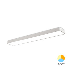 BRY-BLADE-LN-RCT-WHT-45W-3IN1-CEILING LIGHT - 