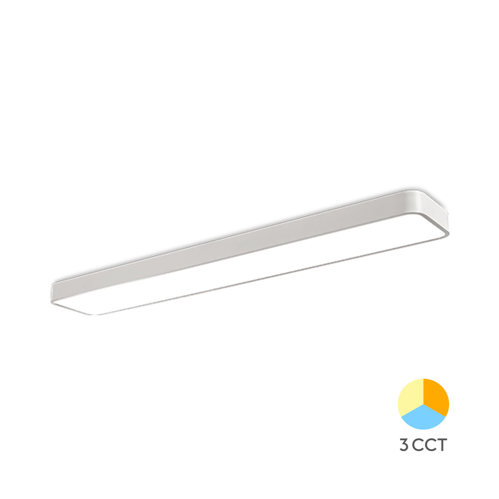 BRY-BLADE-LN-RCT-WHT-45W-3IN1-CEILING LIGHT - 1