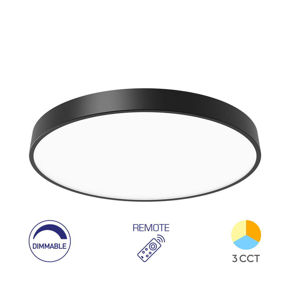 BRY-BLADE-SR-RND-BLC-45W-RMT-CEILING LIGHT - 1