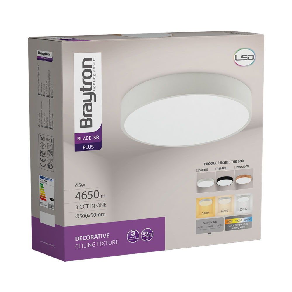 BRY-BLADE-SR-RND-WHT-45W-RMT-CEILING LIGHT - 5