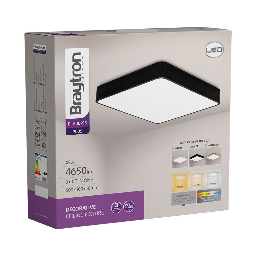 BRY-BLADE-SS-SQR-BLC-45W-3IN1-CEILING LIGHT - 6