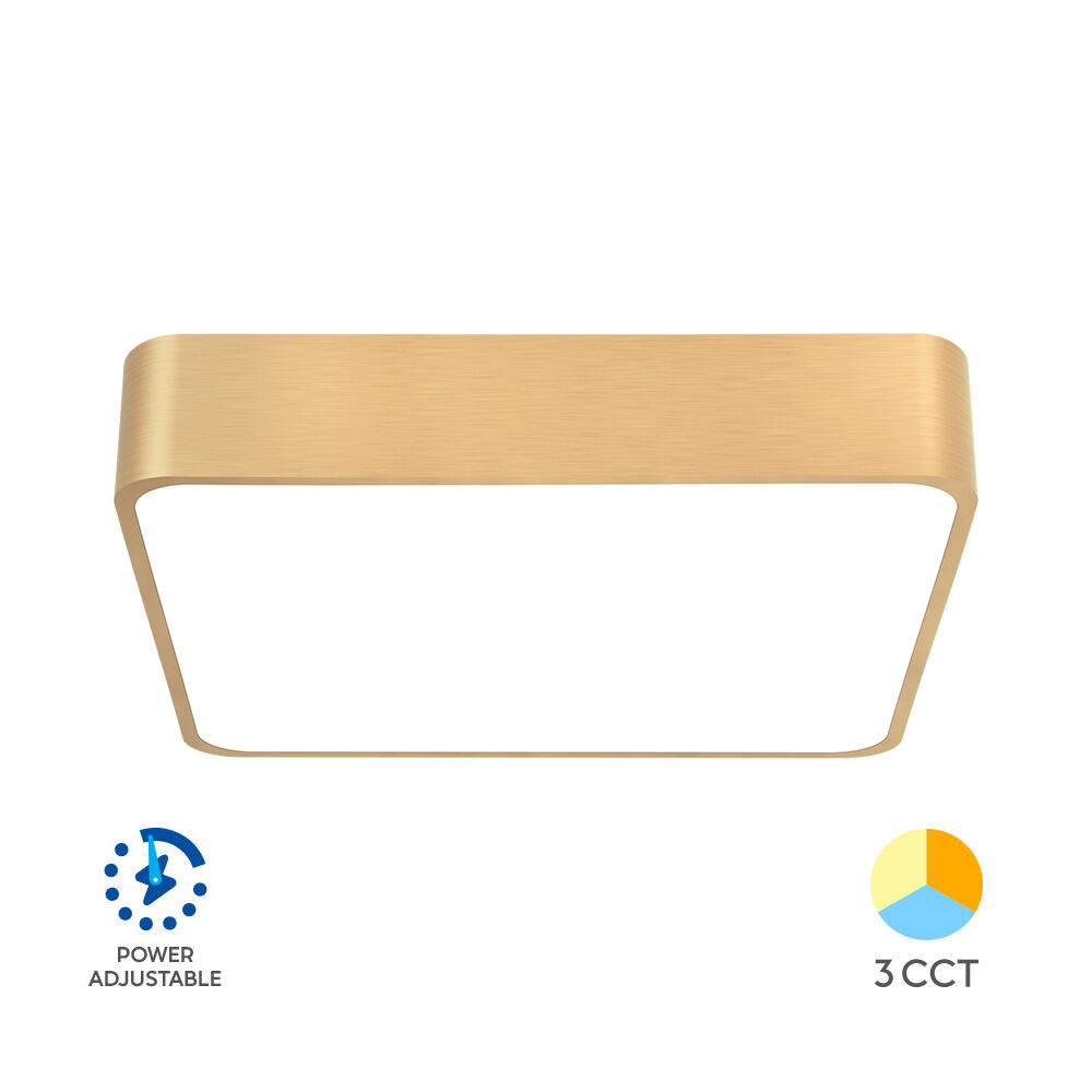 BRY-BLADE-SS-SQR-GLD-36W-3IN1-CEILING LIGHT - 1