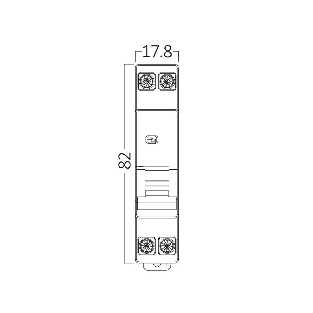 BRY-BMG1-D B06-06A-1P+N B TYPE 4.5KA-MCB - 4