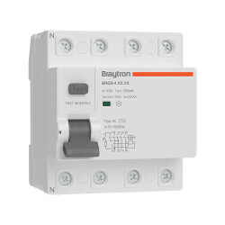 BRY-BRG3-4 30 100-100A-300mA 4P 10KA RCCB - (1)