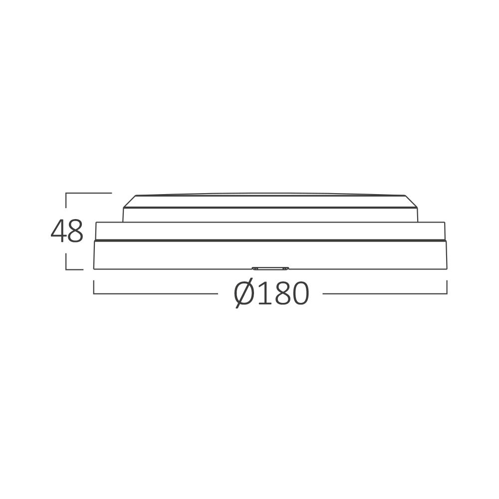 BRY-BULKHEAD-12W-RND-WHT-3IN1-IP65-LED BULKHEAD - 6