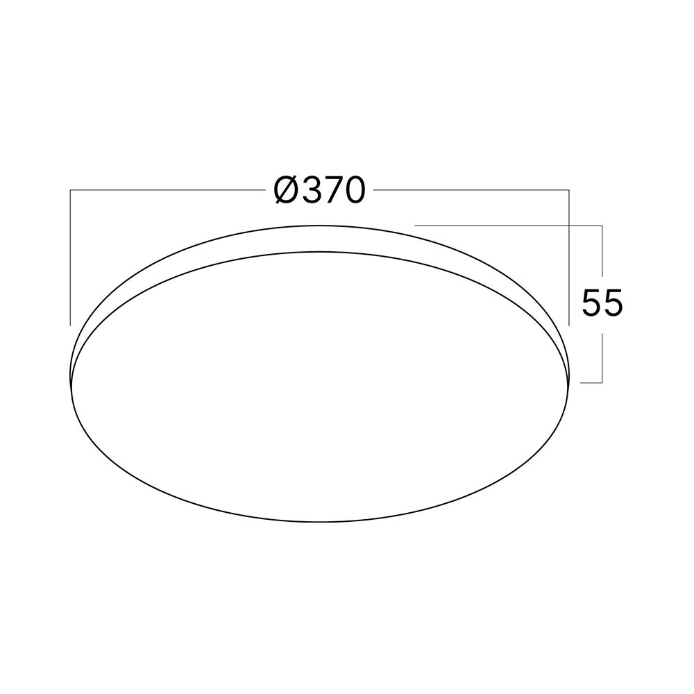 BRY-CEILING-D370-40W-6500K-CEILING LAMP - 5