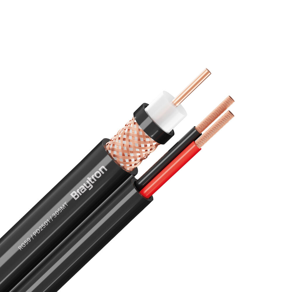 BRY-COAXIAL-RG59-CX4A-CU-WHT-2x0,75CCA-305M - 2