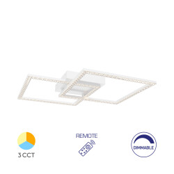 BRY-CRYSTAL-A-55W-3IN1-RMT-WHT-CEILING LIGHT - 1