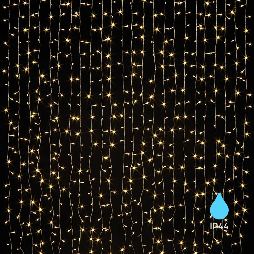 BRY-CURTAIN-30LED-3.0MT-WHT-3000K-220V LED CURTAIN - 1