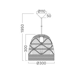 BRY-D003R-1H-1xE27-RTN-PENDANT LIGHT - 4