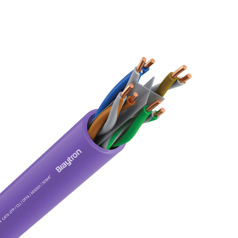 BRY-DATA-CAT6 UTP-DT7A-CU-PURPLE-305M - 1