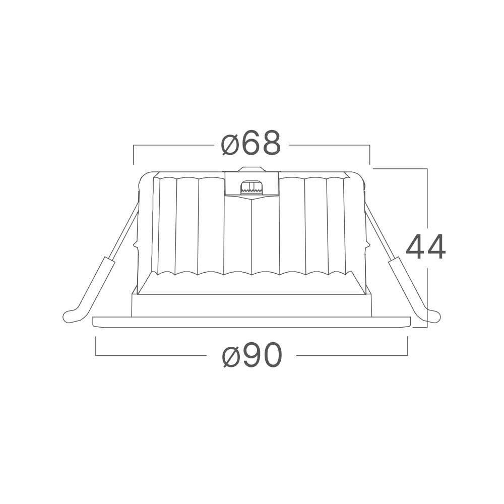 BRY-DOWNLIGHT D90-9W-RND-BLC-3IN1-IP54-LED DOWNLIGHT - 7