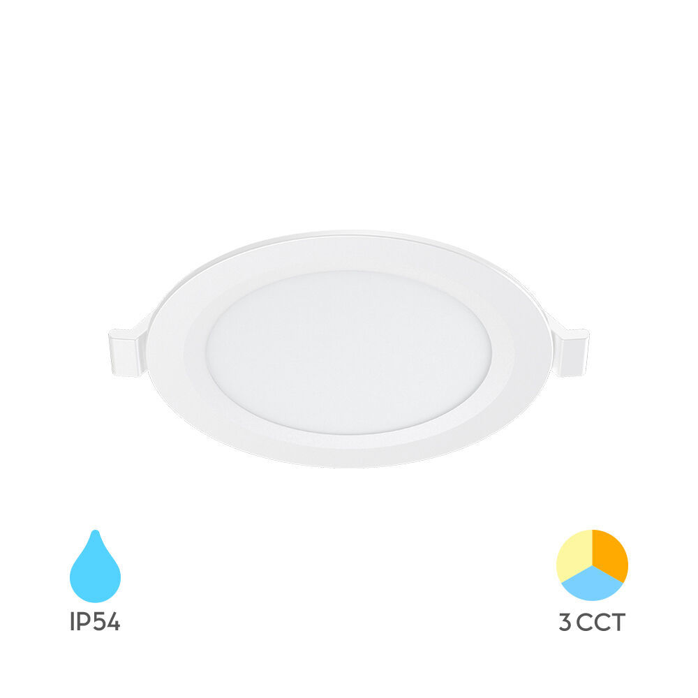 BRY-DW12-5W-3PCK-PLS-3IN1-IP54-WHT-DOWNLIGHT - 1